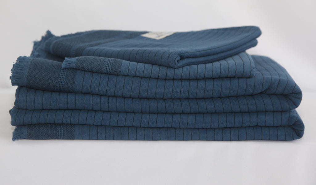 Navy Terry Towels by Basic Layers